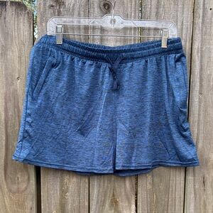Essentials Heather Blue Active Shorts